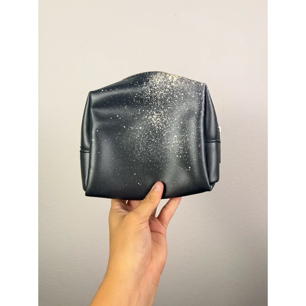 Fenty Beauty Rihanna Limited Edition Makeup Bag Pouch Black Spray Paint Graffiti
